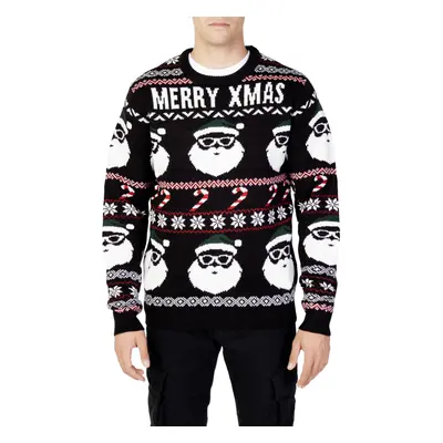 Only & Sons ONSXMAS SANTA JAQ REG CREW KNIT 3994 22023994 Černá