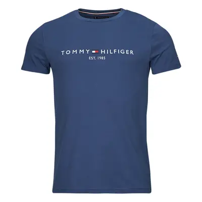 Tommy Hilfiger LOGO TEE Modrá