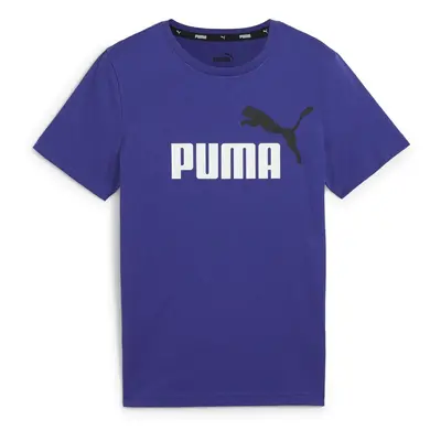 Puma ESS+ 2 COL LOGO TEE Tmavě modrá