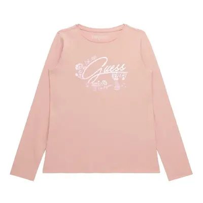 Guess LS T SHIRT Růžová