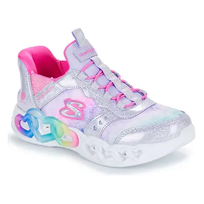 Skechers INFINITE HEART LIGHTS Stříbrná