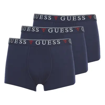 Guess BRIAN BOXER TRUNK PACK X4 Tmavě modrá