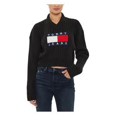 Tommy Hilfiger TJW VNCK CENTER FLAG DW0DW18528 Černá