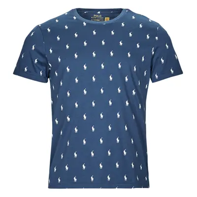 Polo Ralph Lauren SLEEPWEAR-S/S CREW-SLEEP-TOP Modrá