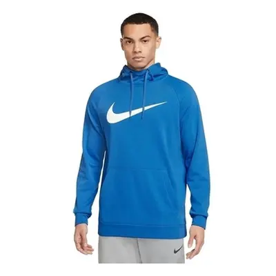 Nike M NK DRY HOODIE PO SWOOSH Modrá