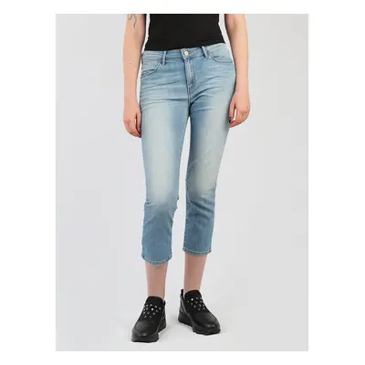 Wrangler Drew Cropped Straight W26YZS64J Modrá