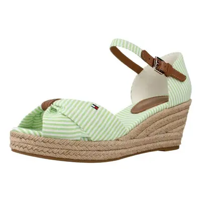 Tommy Hilfiger HIGH WEDGE SEERSUCKER Zelená