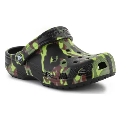 Crocs Classic Spray Camo Clog Kids BLACK 208305-001 ruznobarevne