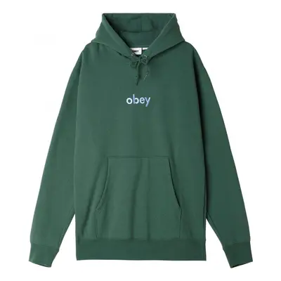 Obey lowercase hood Hnědá