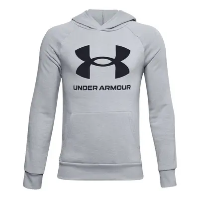 Under Armour UA RIVAL FLEECE HOODIE Šedá