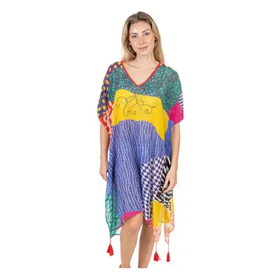 Isla Bonita By Sigris Kaftan Modrá