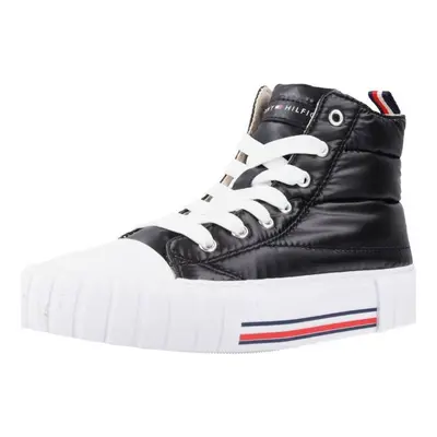 Tommy Hilfiger HIGH TOP LACE-UP SNEAKER Černá