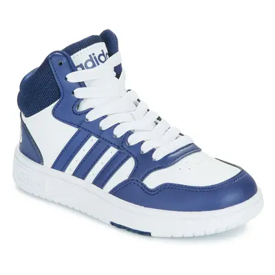 adidas HOOPS 3.0 MID K Bílá