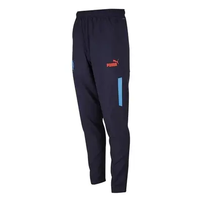 Puma OM PREM WOV PANT Modrá