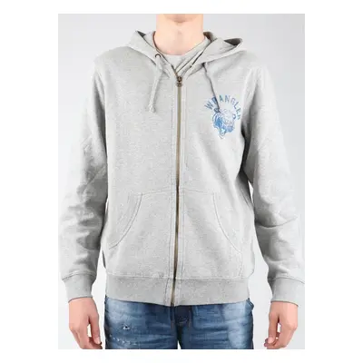 Wrangler Hoodie Zip Sweat W6497JE37 Šedá