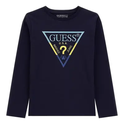 Guess LS T SHIRT Tmavě modrá