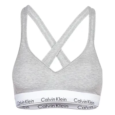 Calvin Klein Jeans MODERN COTTON BRALETTE LIFT Šedá