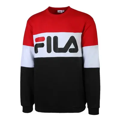 Fila MEN STRAIGHT BLOCKED CREW Červená