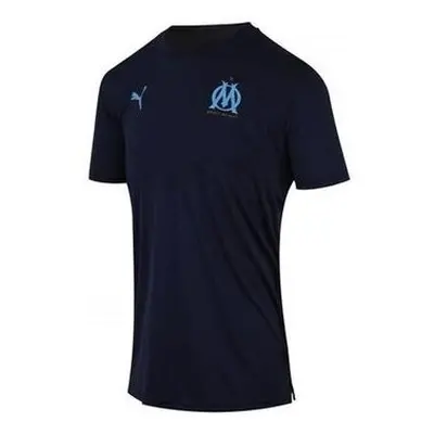 Puma OM WARMUP TEE Modrá