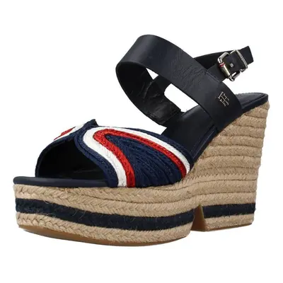 Tommy Hilfiger ARTISANAL HIGH WEDGE Modrá