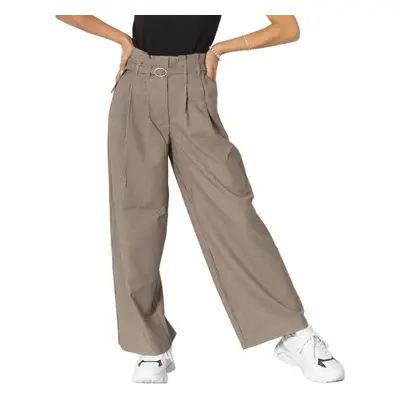 Only ONLPAYTON HW PB WIDE ANK CHECK PANT TLR - 15246431 Béžová