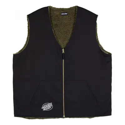 Santa Cruz Hideout reversible vest Černá