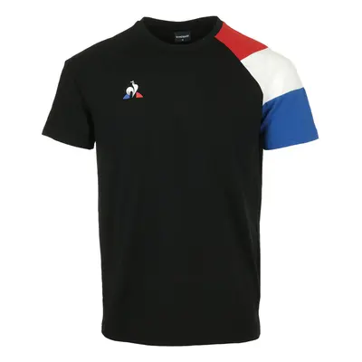 Le Coq Sportif Tee Ss Presentation Ss Tri N°1 Černá