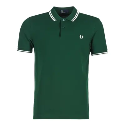 Fred Perry TWIN TIPPED FRED PERRY SHIRT Zelená