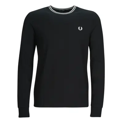 Fred Perry TWIN TIPPED T-SHIRT Černá