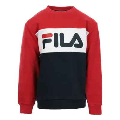 Fila Kids Night Blocked Crew Sweat Modrá