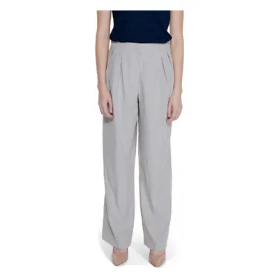 Vila VISELMA BRIELLA HW PLEATED PANTS 14098206 Béžová