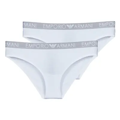 Emporio Armani BI-PACK BRAZILIAN BRIEF PACK X2 Bílá