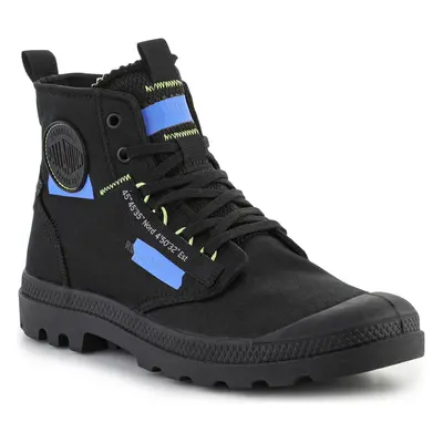 Palladium Pampa HI Re-Craft Black/Blue 77220-005-M Černá