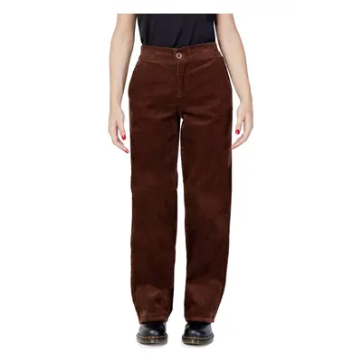 Only ONLVANNES-ADA STRAIGHT CORD PANT PNT - 15271986 Hnědá