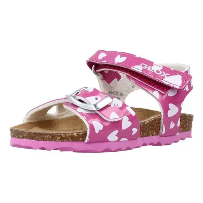 Geox B SANDAL CHALKI GIRL Červená