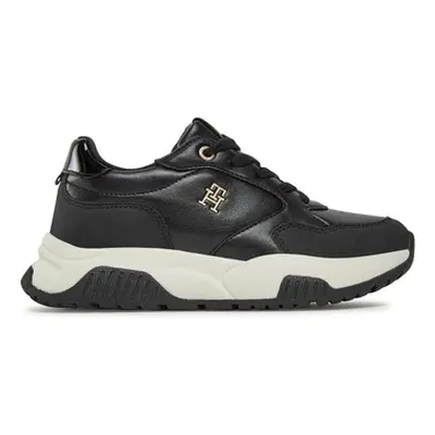 Tommy Hilfiger LOW CUT LACE-UP SNEAKER Černá