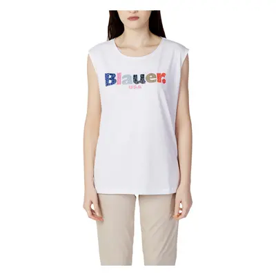 Blauer LOGO FRAMMENTATO 23SBLDH03283 Bílá