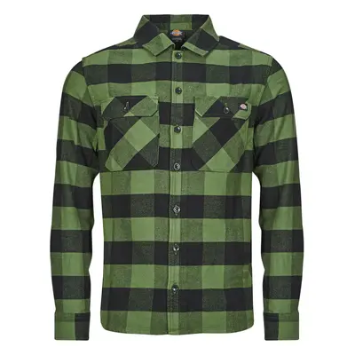 Dickies NEW SACRAMENTO SHIRT PINE GREEN Khaki