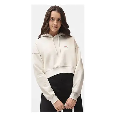 Dickies OAKPORT CROPPED HOODIE Bílá