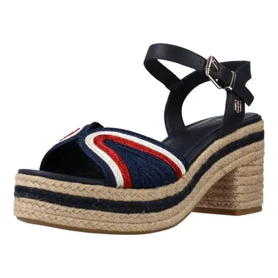 Tommy Hilfiger TH ARTISANAL MID HEEL SA Modrá