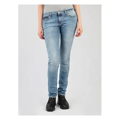 Wrangler Best Blue Low Waist Courtney W23SX7850 Modrá