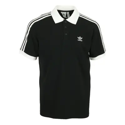 adidas 3 Stripes Polo Černá