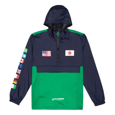 Huf Jacket flags anorak Modrá