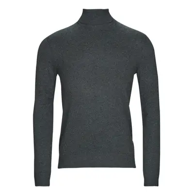 Jack & Jones JJEEMIL KNIT ROLL NECK Šedá