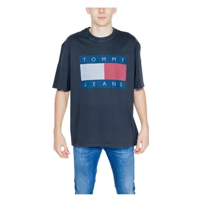 Tommy Hilfiger TJM OVZ BIG FLAG TEE DM0DM18547 Černá