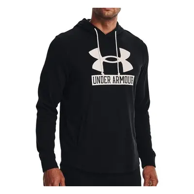 Under Armour UA RIVAL TERRY LOGO HOODI Černá