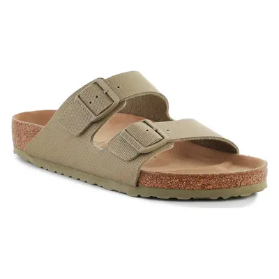 Birkenstock Rivet Logo Vegan Canvas Faded Khaki 1023958 Zelená