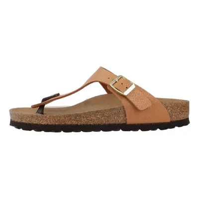 Birkenstock GIZEH BIRKO-FLOR NUBUCK Hnědá