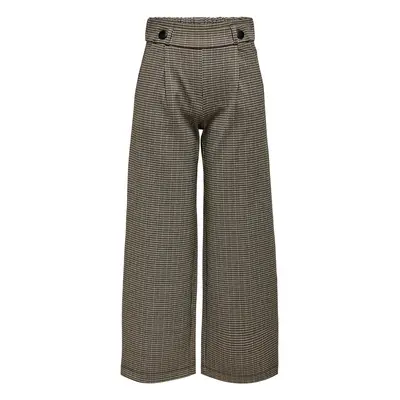 Jacqueline De Yong JDYGEGGO MIA LONG CHECK PANT JRS 15242797 Béžová