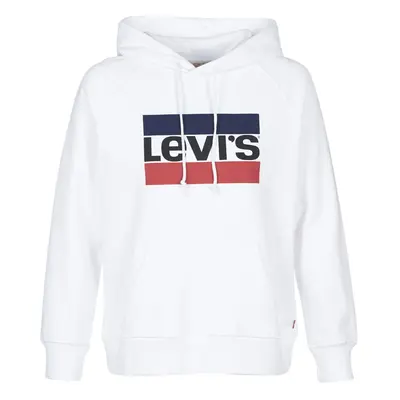 Levis GRAPHIC SPORT HOODIE Bílá